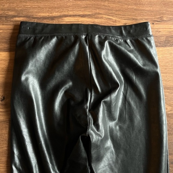 Wilfred Black Leather Moto Leggings - Picture 3 of 9